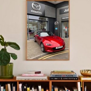 Cars & Bikes | Icons of the Asphalt | Automotive Poster
