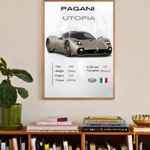 Cars & Bikes | Icons of the Asphalt | Automotive Poster