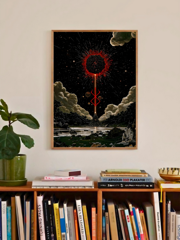 Berserk | The Black Swordsman | Dark Seinen Poster