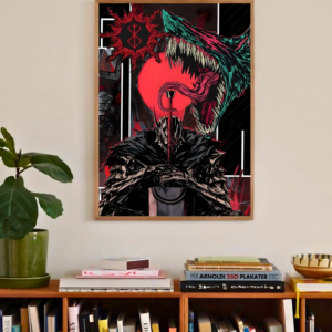 Berserk | The Black Swordsman | Dark Seinen Poster