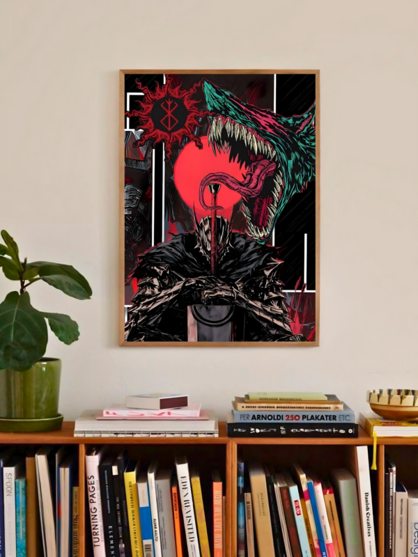 Berserk | The Black Swordsman | Dark Seinen Poster