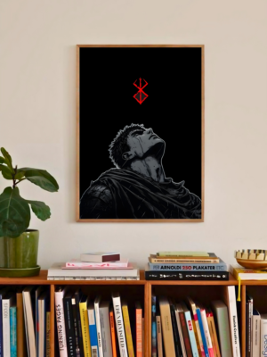 Berserk | The Black Swordsman | Dark Seinen Poster