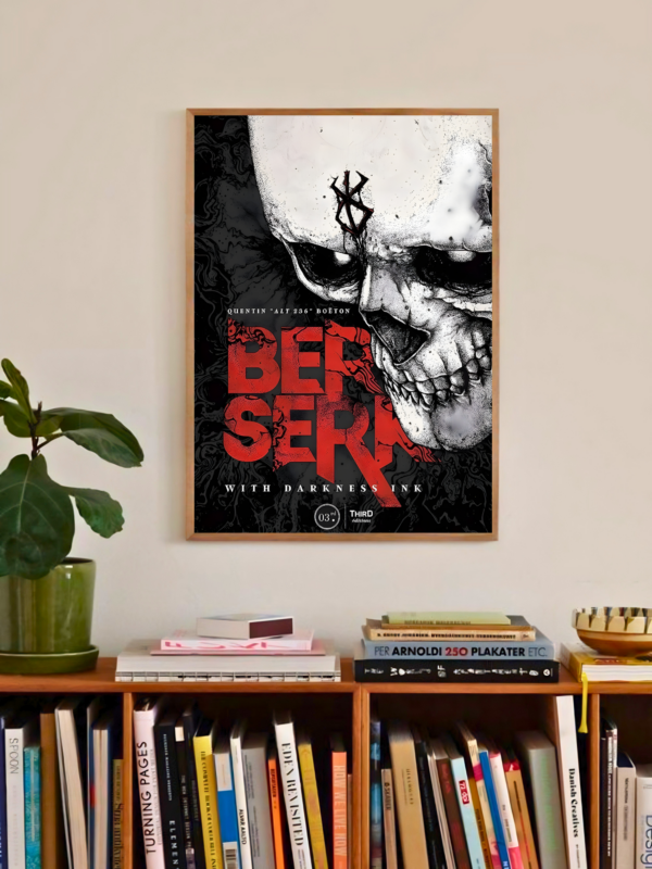 Berserk | The Black Swordsman | Dark Seinen Poster