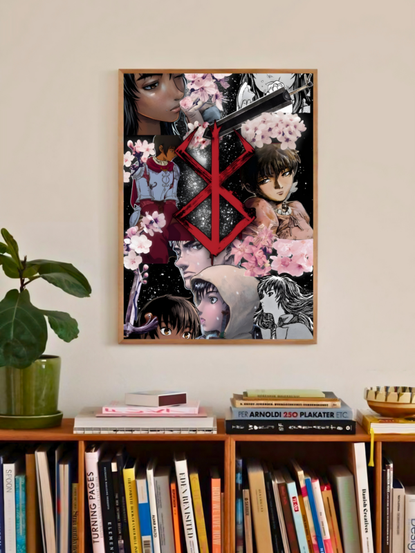 Berserk | The Black Swordsman | Dark Seinen Poster