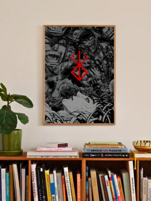 Berserk | The Black Swordsman | Dark Seinen Poster