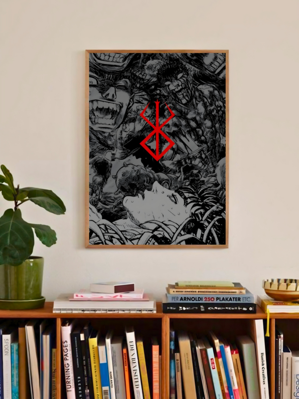 Berserk | The Black Swordsman | Dark Seinen Poster