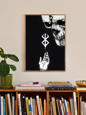 Berserk | The Black Swordsman | Dark Seinen Poster
