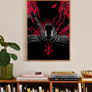 Berserk | The Black Swordsman | Dark Seinen Poster