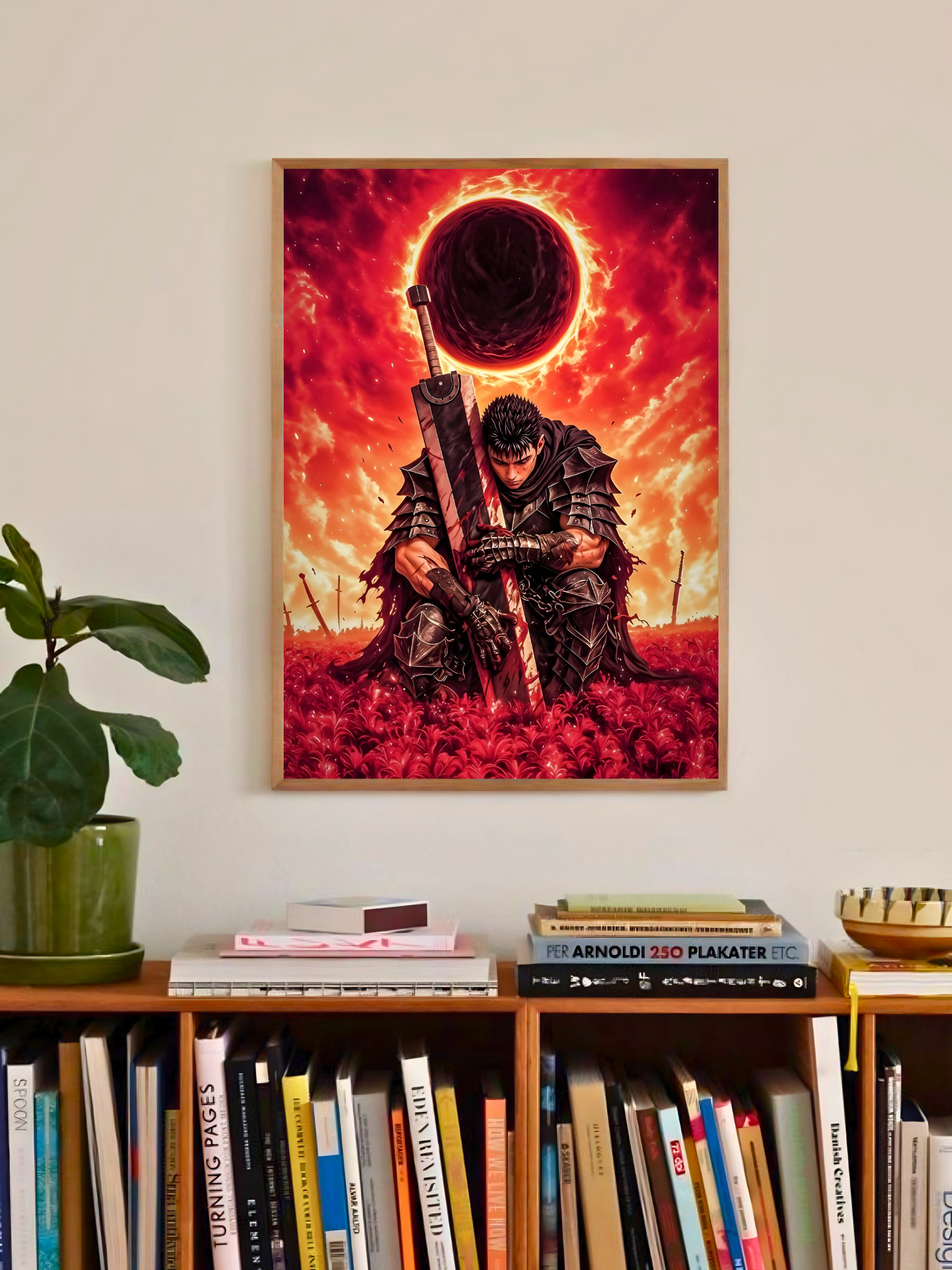 Berserk | The Black Swordsman | Dark Seinen Poster