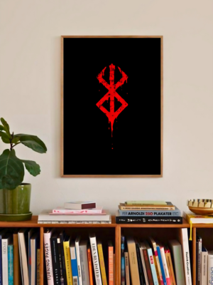 Berserk | The Black Swordsman | Dark Seinen Poster