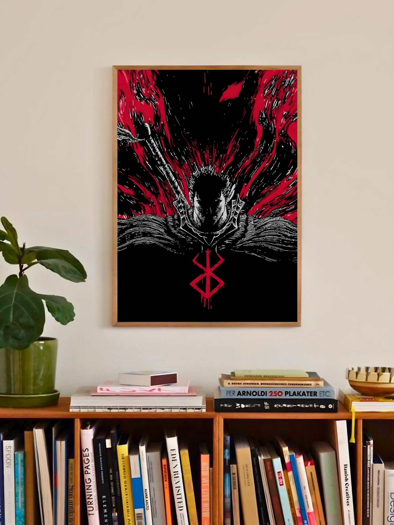 Berserk | The Black Swordsman | Dark Seinen Poster