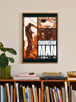 Chainsaw Man | Chainsaw of Chaos | Modern Horror Poster