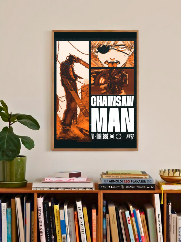 Chainsaw Man | Chainsaw of Chaos | Modern Horror Poster