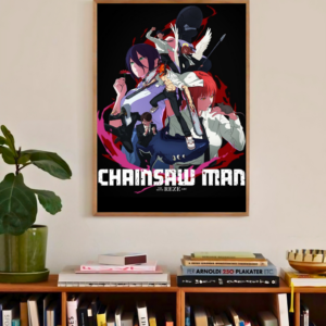 Chainsaw Man | Chainsaw of Chaos | Modern Horror Poster