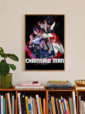 Chainsaw Man | Chainsaw of Chaos | Modern Horror Poster