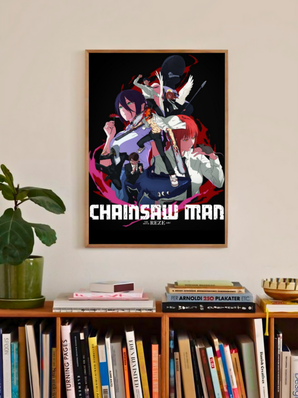 Chainsaw Man | Chainsaw of Chaos | Modern Horror Poster