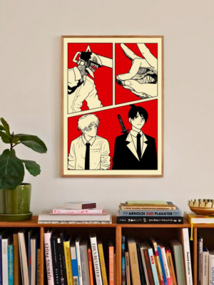Chainsaw Man | Chainsaw of Chaos | Modern Horror Poster