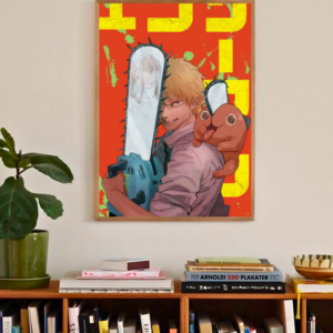 Chainsaw Man | Chainsaw of Chaos | Modern Horror Poster