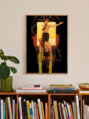 Chainsaw Man | Chainsaw of Chaos | Modern Horror Poster