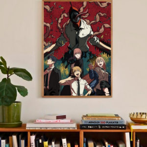 Chainsaw Man | Chainsaw of Chaos | Modern Horror Poster