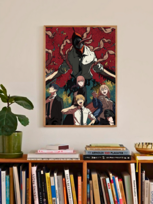 Chainsaw Man | Chainsaw of Chaos | Modern Horror Poster