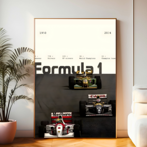 F1 | Glory on the Grid | Motorsport Art Poster