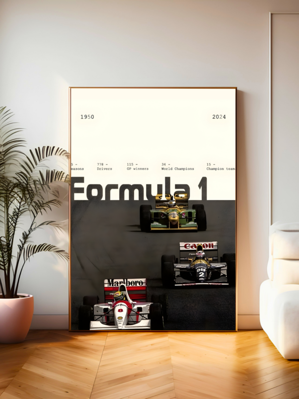 F1 | Glory on the Grid | Motorsport Art Poster