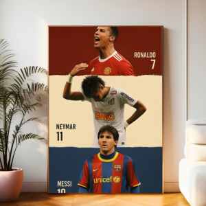 Football | Masterclass in Motion | Champions Art Poster
