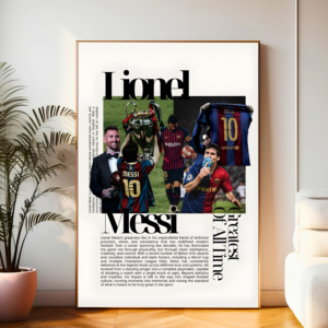 Football | Masterclass in Motion | Champions Art Poster