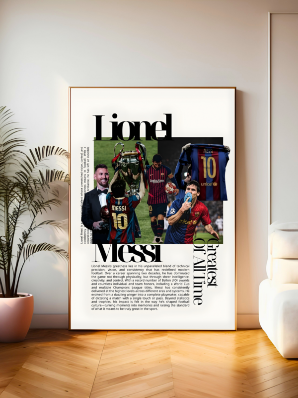 Football | Masterclass in Motion | Champions Art Poster
