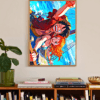 Luffy poster collectors will love this premium print. This Luffy poster brings the Straw Hat captain's relentless spirit straight to your wall, featuring Monkey D. Luffy in full "King of the Seas" form. This Luffy poster captures the energy, color, and adventure that made One Piece a global phenomenon, and it's printed on high-quality stock built to last. -> Size Guide — A5 (14.8 × 21 cm), A4 (21 × 29.7 cm), A3 (29.7 × 42 cm), Super A3 (33 × 48.3 cm) ## Why Fans Love This Luffy Poster Every Luffy poster from Stuffx is printed using high-resolution artwork that preserves the bold linework and vivid color of the original illustration. The sharp contrast and saturated inks ensure your Luffy poster doesn't fade into the background — it becomes the centerpiece of the room. Whether you discovered Luffy through the manga or the long-running anime, having this Luffy poster on your wall is a daily reminder of the Straw Hats' journey toward the One Piece. -> Paper Options: - Plain 300GSM — Sharp, vibrant print on quality stock - Plain 350GSM — Heavier, more premium feel - Laminated 300GSM — Glossy or matte finish, fingerprint resistant - Laminated 350GSM — Maximum durability with premium lamination ## Sizes and Finishes for Every Wall Choose the Luffy poster size that fits your space. A5 works well for shelves and small gallery walls, A4 is the most popular choice for bedroom and study walls, A3 makes a bold standalone statement, and Super A3 delivers maximum impact on larger walls. Pair your Luffy poster with matching frames from our store for a finished, gallery-ready look. -> Mounting — Non-adhesive. Use tissue tape or double-sided tape. Check our Crafty DIY mounting supplies section for everything you need. -> Delivery — Standard 7–10 days. Express 4–5 days on prepaid orders above ₹569. Custom designs add 2 business days. -> Frame not included — frames are available separately in our store. ## A Tribute to the One Piece Legacy One Piece is recognized as one of the best-selling manga series of all time, and Luffy's journey from a small fishing village to commanding the Straw Hat Pirates has resonated with millions of fans worldwide. This Luffy poster is a tribute to that legacy — a way to bring a piece of the Grand Line into your everyday life. ## Styling Ideas for Your Luffy Poster A single Luffy poster works beautifully as a standalone piece above a desk or bed, but it also shines as part of a themed gallery wall. Try pairing this Luffy poster with other pieces from our One Piece poster collection for a full crew lineup, or mix it with different series from our anime posters range for a varied wall. If you want a larger, fabric-based alternative, check out our tapestries and scrolls collection too. ## Why Choose Stuffx for Your Luffy Poster We focus on print quality, color accuracy, and durability so your Luffy poster looks as good in a year as it does the day it arrives. With four sizes, four paper types, and reliable shipping across India, this is the easiest way to upgrade your wall with One Piece artwork. Add this Luffy poster to your cart today and set sail with the King of the Seas.
