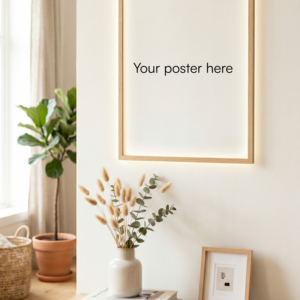 Custom Poster — Upload Your Own Design