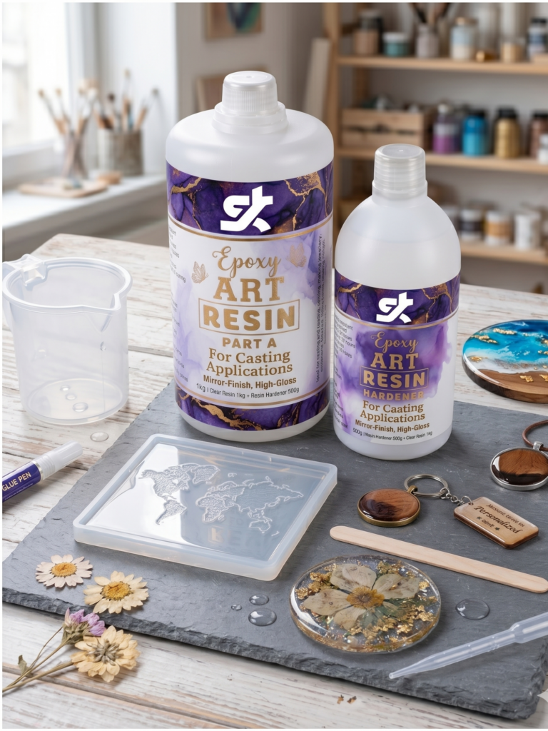 Premium Epoxy Resin Kit — 1L (Resin + Hardener)