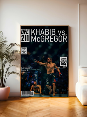 UFC & Boxing | Blood, Sweat, and Iron | Combat Edition Poster