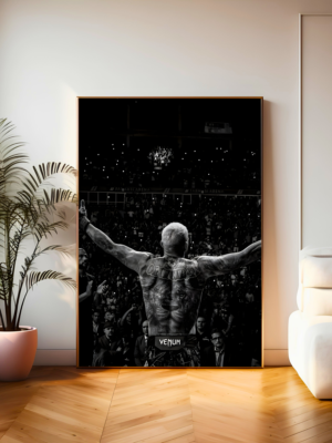 UFC & Boxing | Blood, Sweat, and Iron | Combat Edition Poster