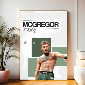 UFC & Boxing | Blood, Sweat, and Iron | Combat Edition Poster