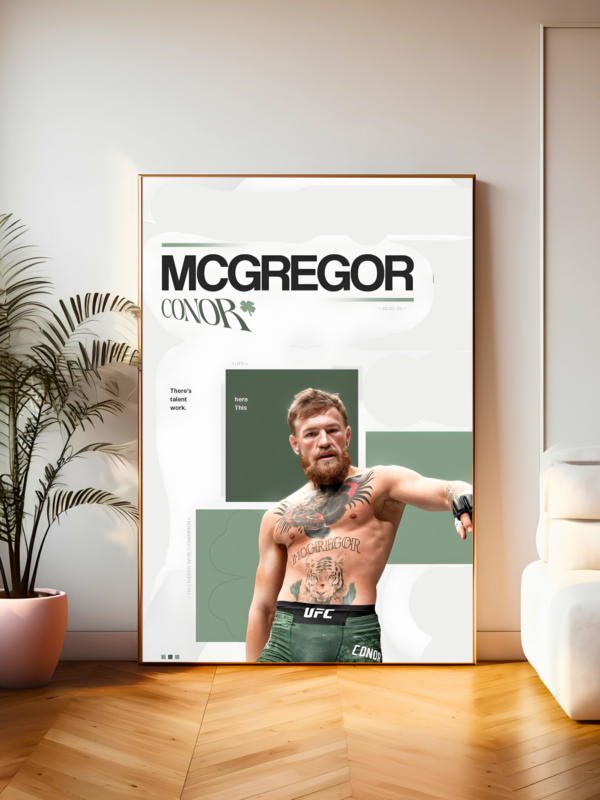 UFC & Boxing | Blood, Sweat, and Iron | Combat Edition Poster