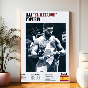 UFC & Boxing | Blood, Sweat, and Iron | Combat Edition Poster