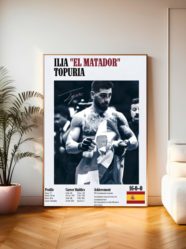 UFC & Boxing | Blood, Sweat, and Iron | Combat Edition Poster