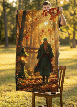 Wandering Zoro Tapestry - One Piece Wall Art