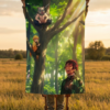 Demon Slayer Trio Tapestry - Anime Wall Art
