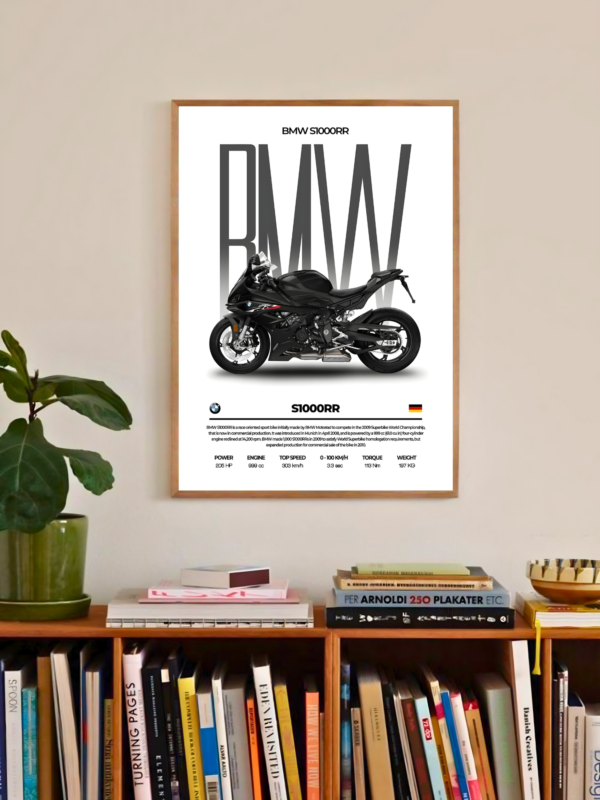 BMW S1000RR | Cars & Bikes | Automotive Poster