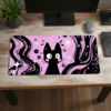 Cat in the pink Mousepad