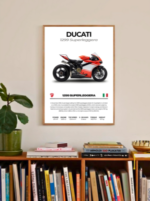 Ducati-1299-Superleggera | Cars & Bikes | Automotive Poster