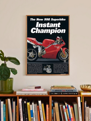 Ducati 998 | Cars & Bikes | Automotive Poster