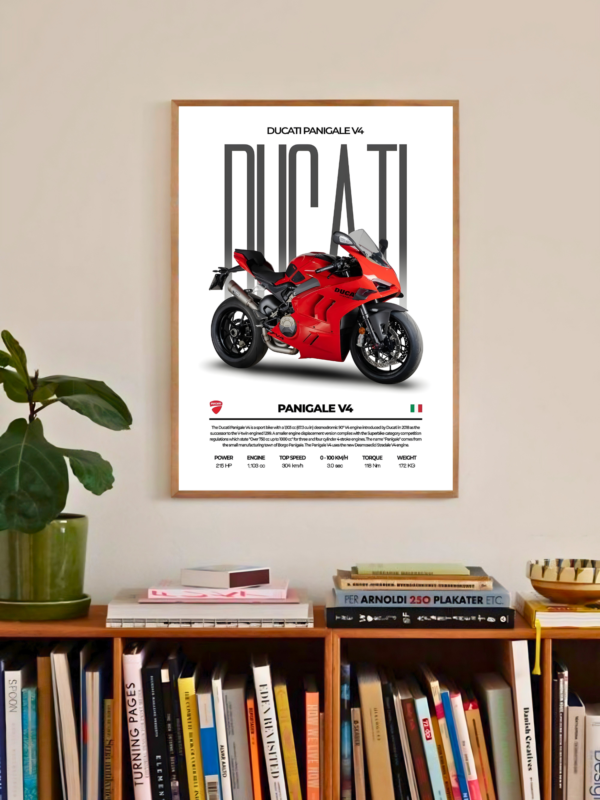 Ducati-Panigale-V4-R | Cars & Bikes | Automotive Poster