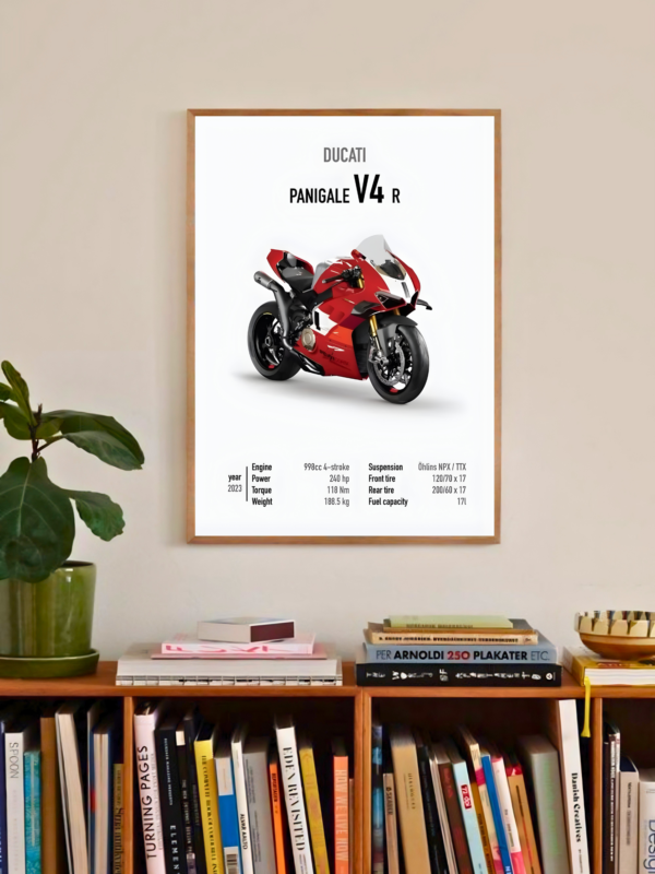 Ducati-Panigale-V4-R | Cars & Bikes | Automotive Poster