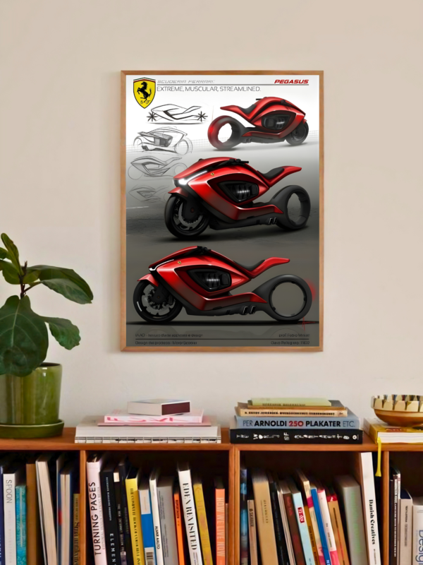 Ferrari Pegasus | Cars & Bikes | Automotive Poster