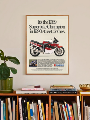 GSX-R750 | Cars & Bikes | Automotive Poster