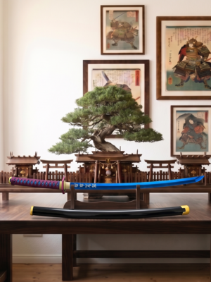 Giyu LED Katana Sword - Light-Up Water Hashira Replica